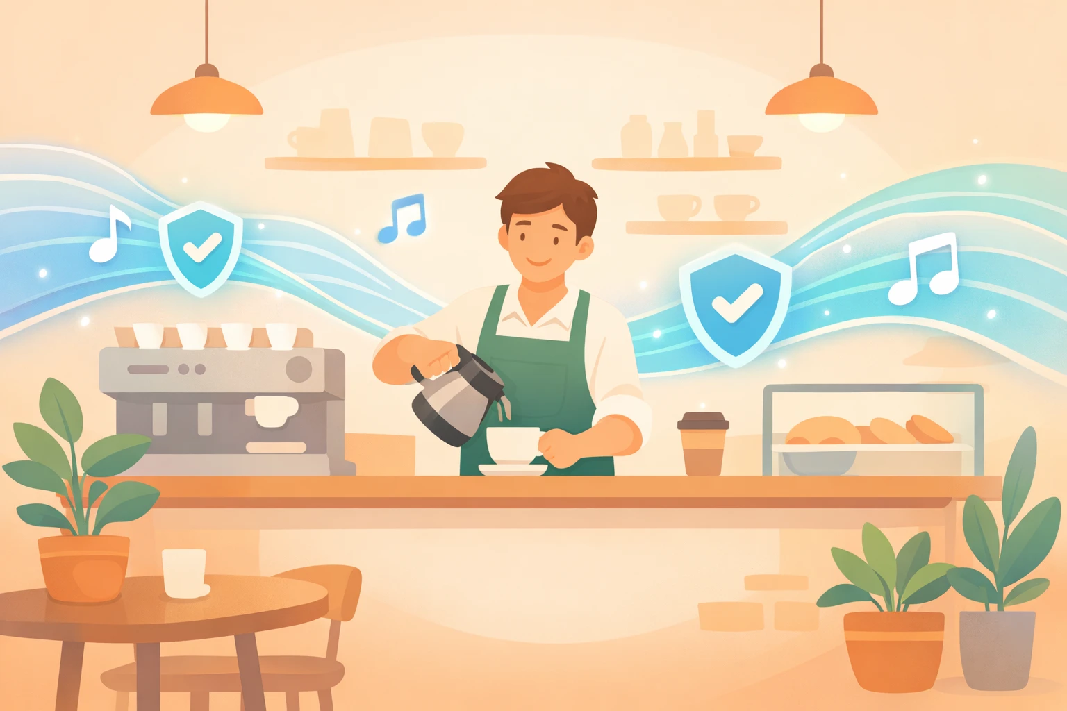 Tunio и РАО: легальная фоновая музыка для бизнеса в 2026 году